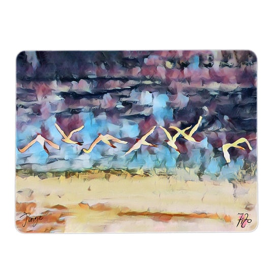 Seabirds in Stormy Sky Mouse Pad By Jinge for Fifo