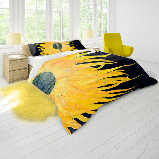 Sunflower Duvet Cover Set by Jinge for Fifo