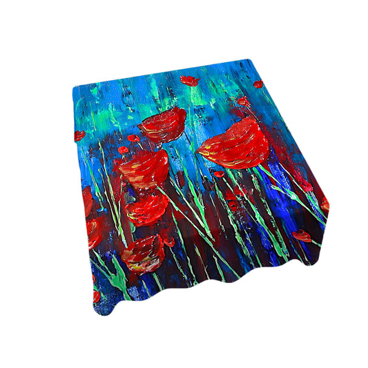 Impressionist Tulips By Jinge for Fifo Square Tablecloth