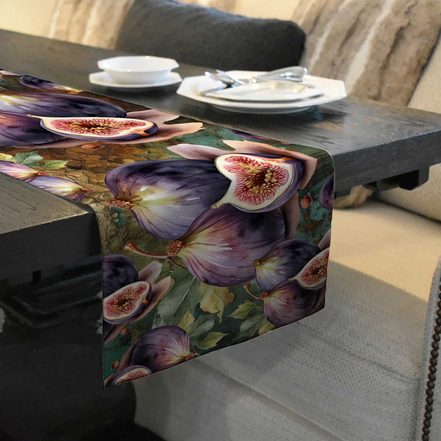 Figs & Leaves Table Runner by Mark van Vuuren