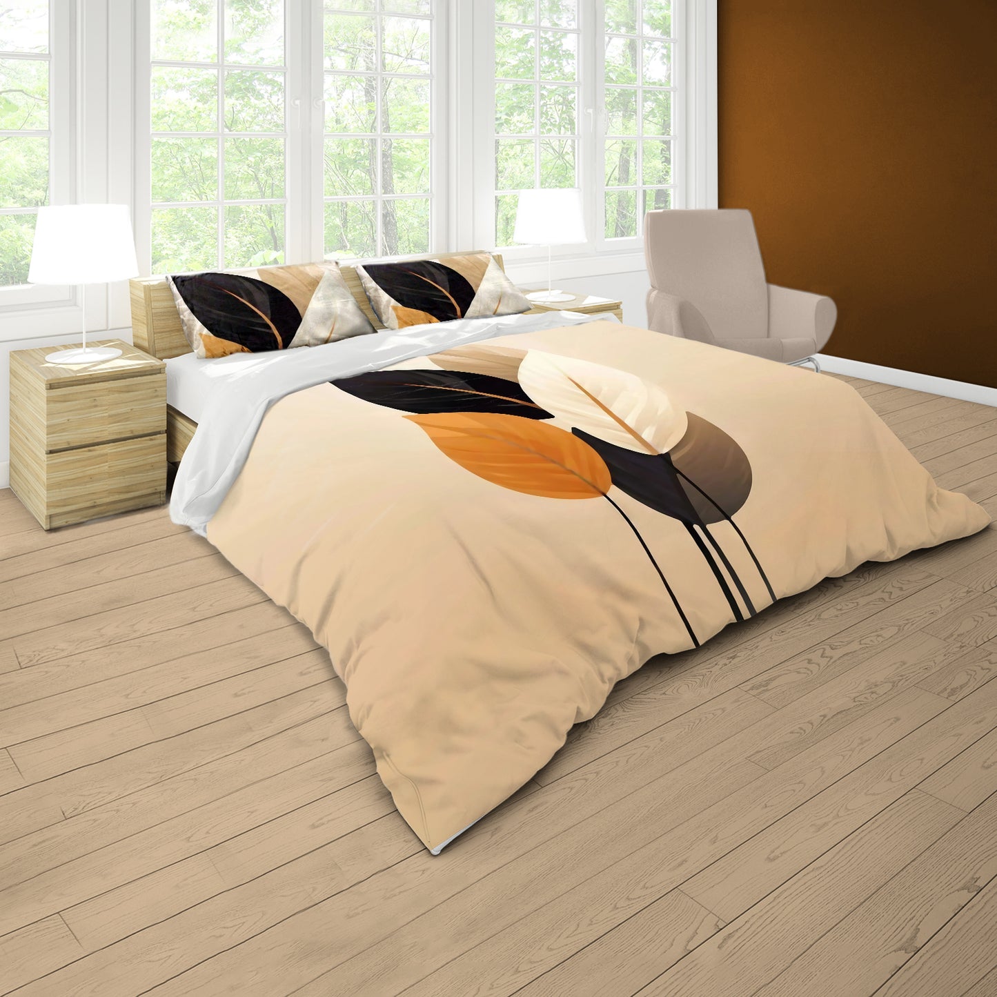First Leaves of Autumn Duvet Cover Set