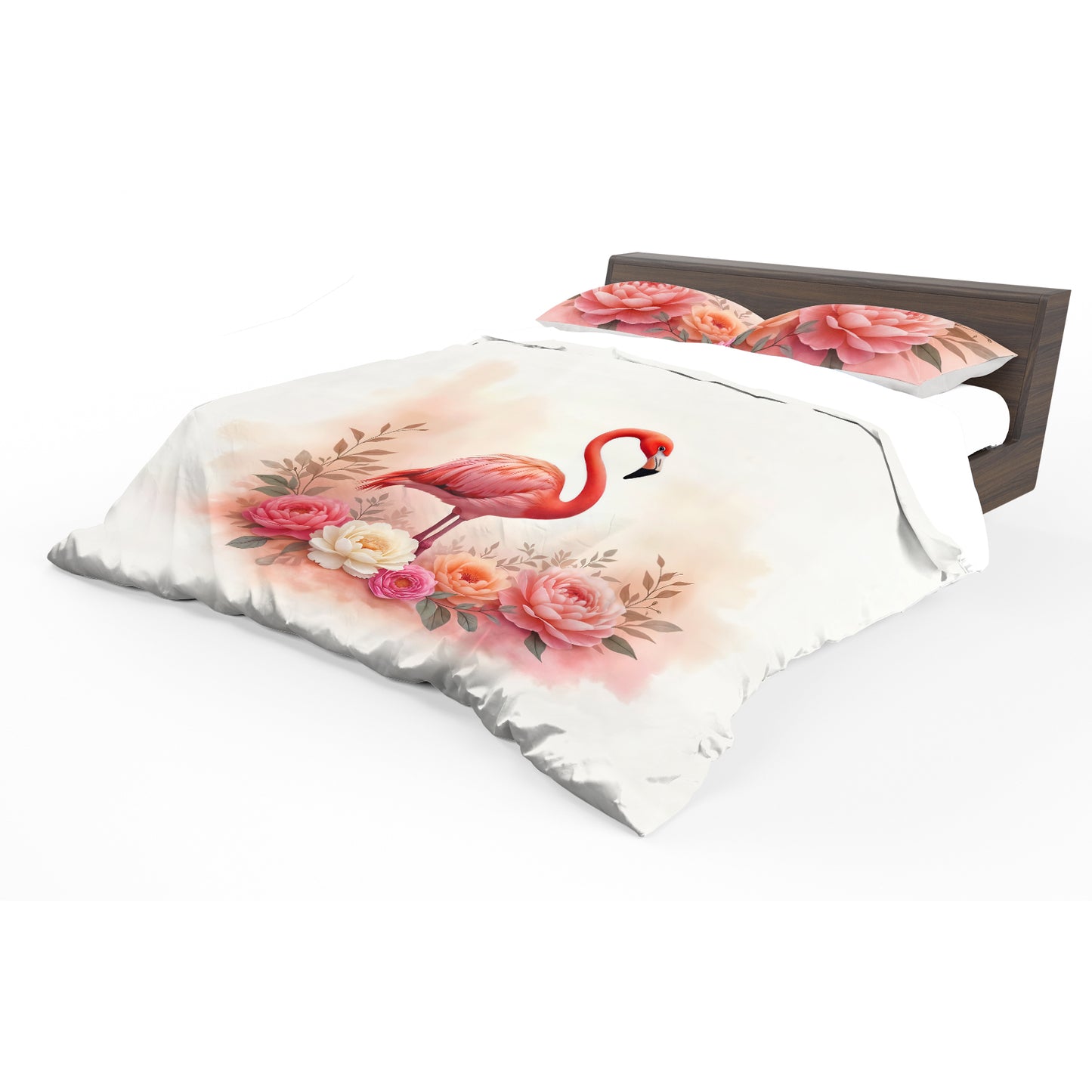 Flamingo Blush Duvet Cover Set