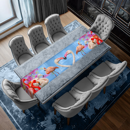 Flamingo Love Table Runner