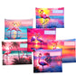 Flamingo Subject Savvy Book Bags Set of 6