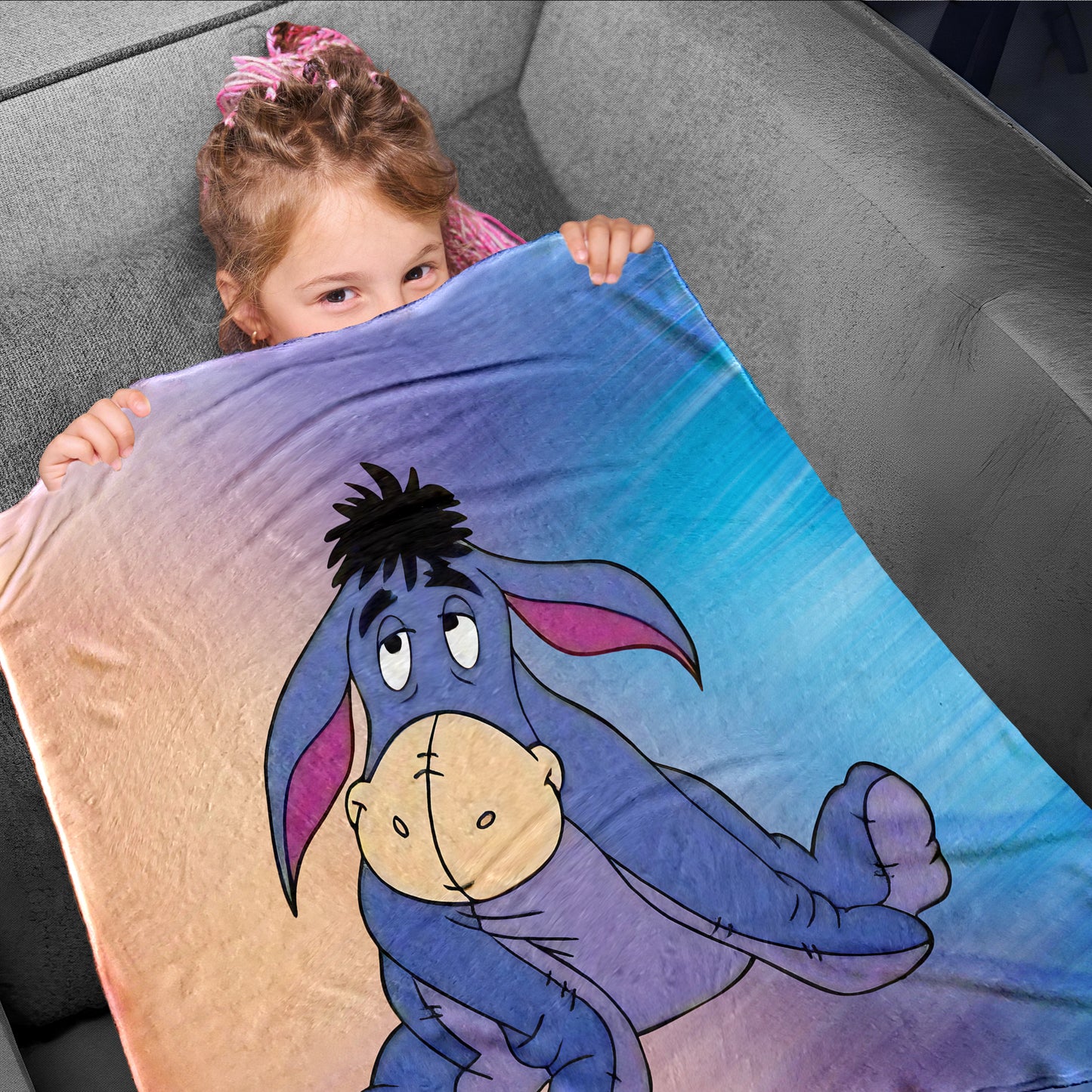 Flap Ears Toddler Fleece Blanket