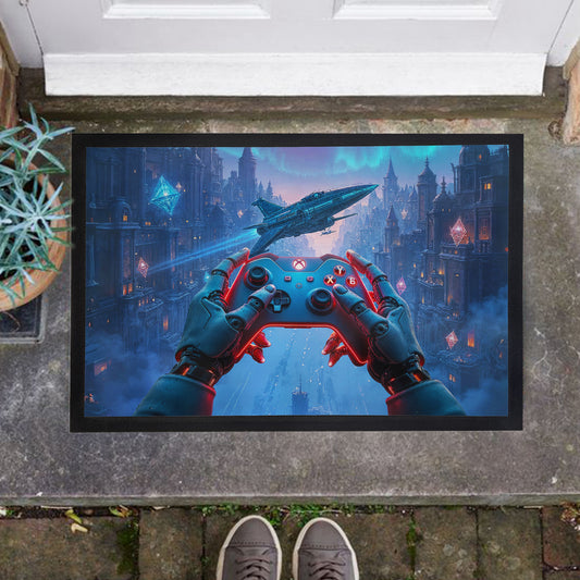 Flight Simulator Door Mat