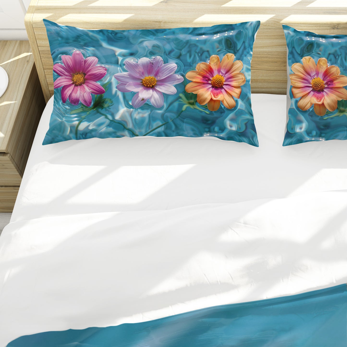 Floating Daisies Duvet Cover Set