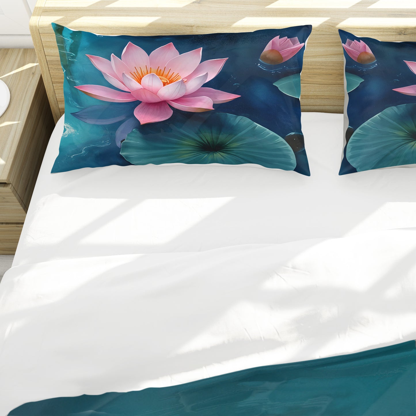 Floating Lotus Duvet Cover Set