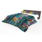 Floating Multicolour Daisies Duvet Cover Set