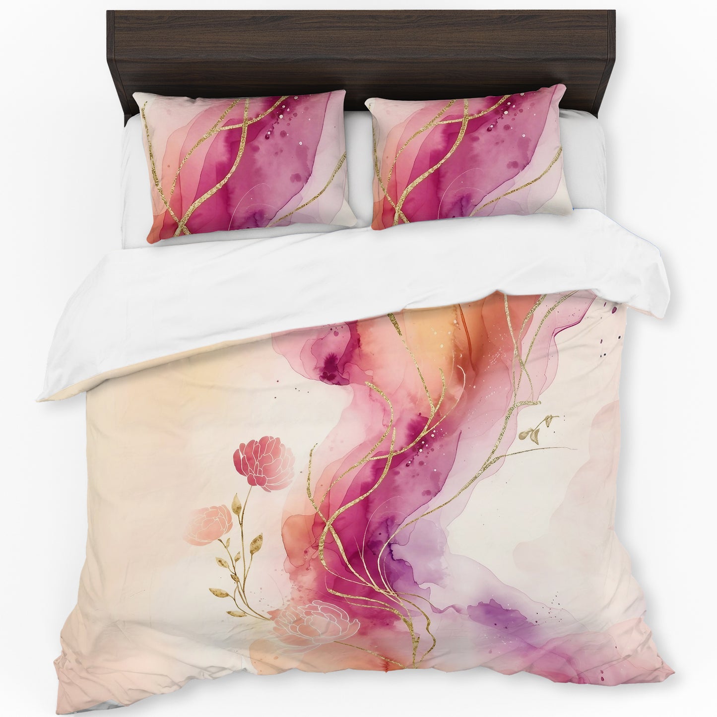 Flora Waves Duvet Cover Set