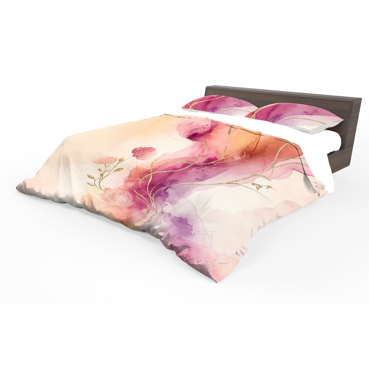 Flora Waves Duvet Cover Set