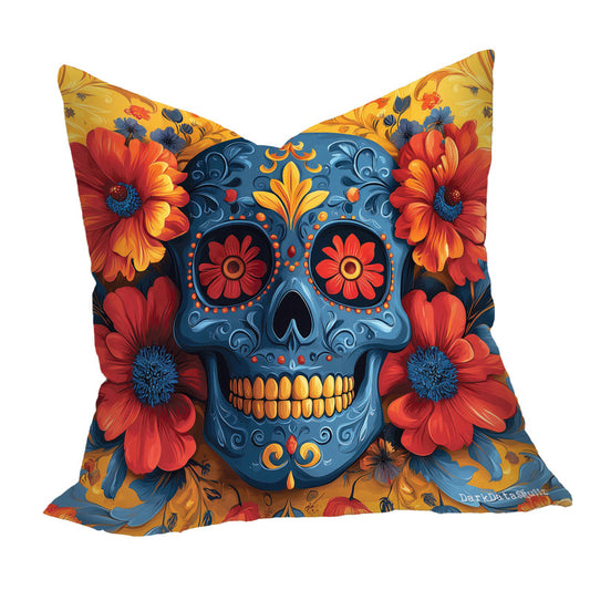 Floral Sugar Skull Luxury Scatter by Wikus Schalkwyk