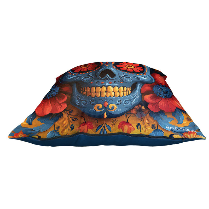 Floral Sugar Skull Luxury Scatter by Wikus Schalkwyk