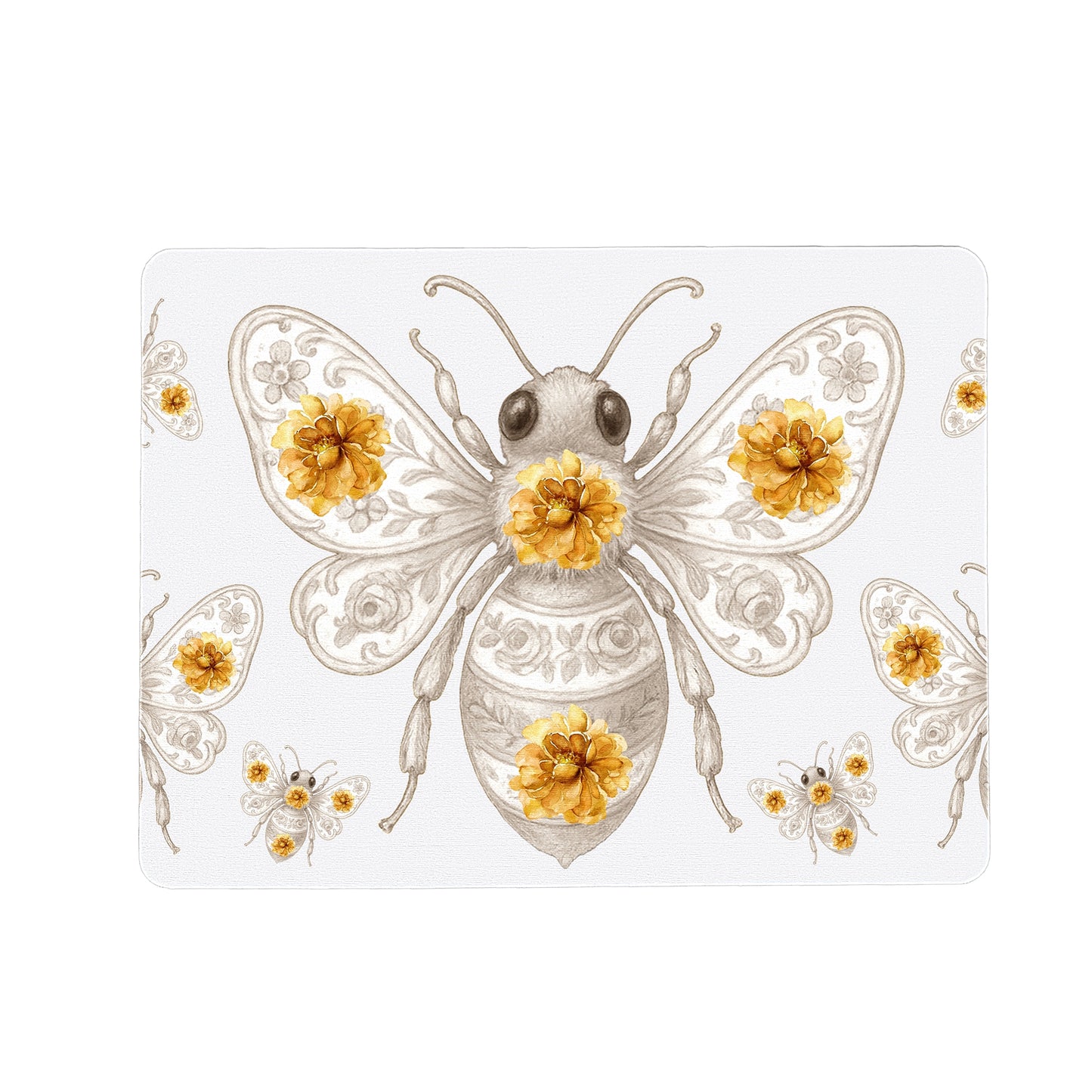 Floral Bee Placemats by Mark van Vuuren