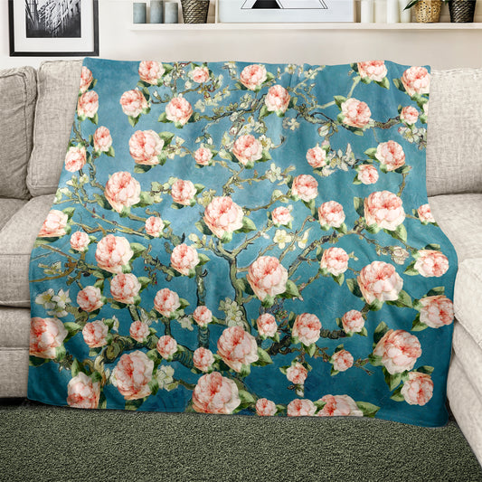 Floral Blossoms Light Weight Fleece Blanket By Mark van Vuuren
