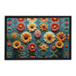 Floral Clay Art Door Mat