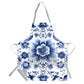 Floral Delft Apron by Mark van Vuuren