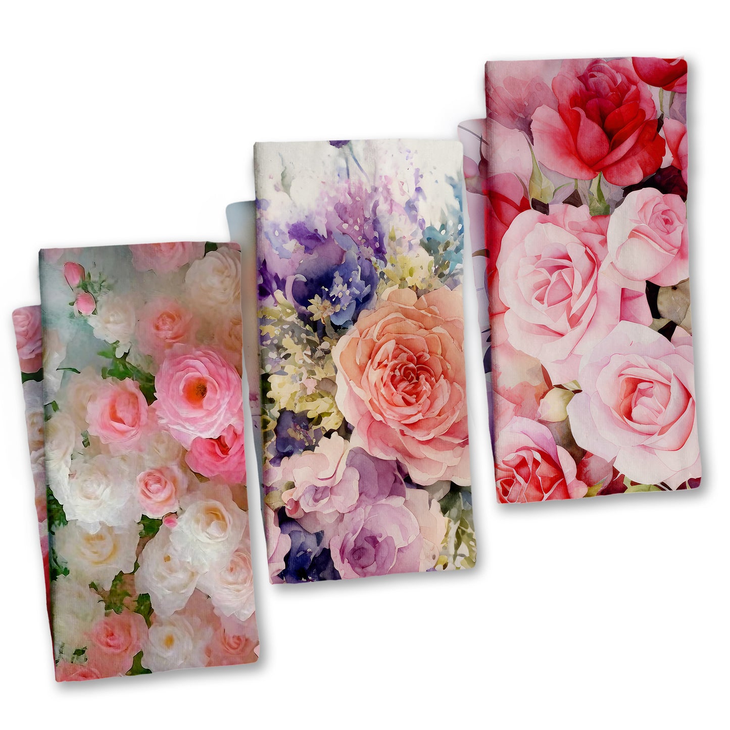 Floral Dish Cloth (Set of 3)