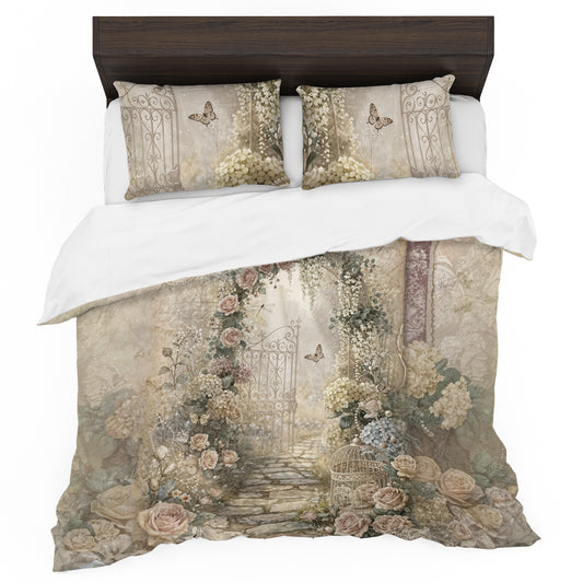 Floral Entrance Duvet Cover Set