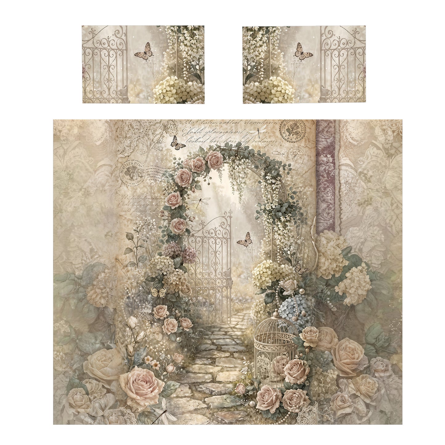 Floral Entrance Duvet Cover Set