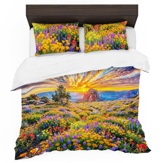 Floral Explosion Duvet Cover Set
