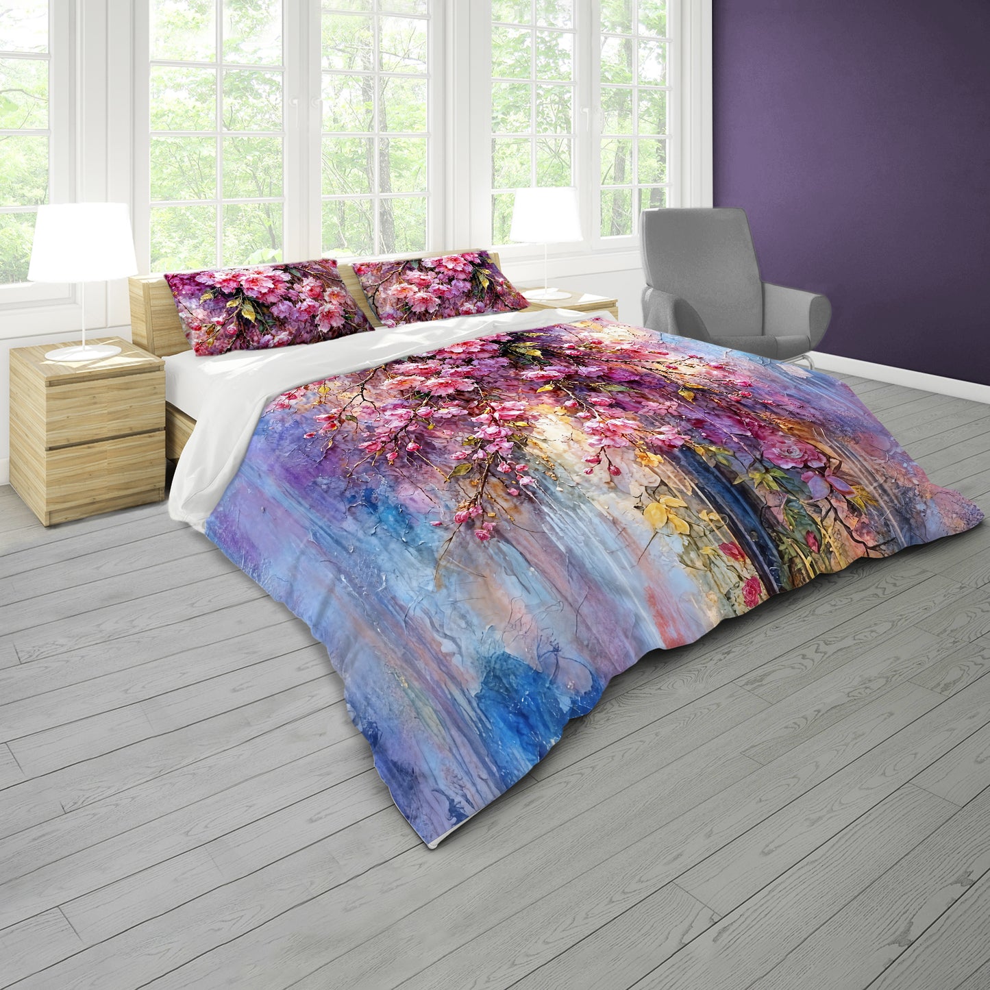 Floral Explosion Duvet Cover Set