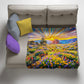 Floral Explosion Light Weight Fleece
