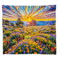 Floral Explosion Light Weight Fleece