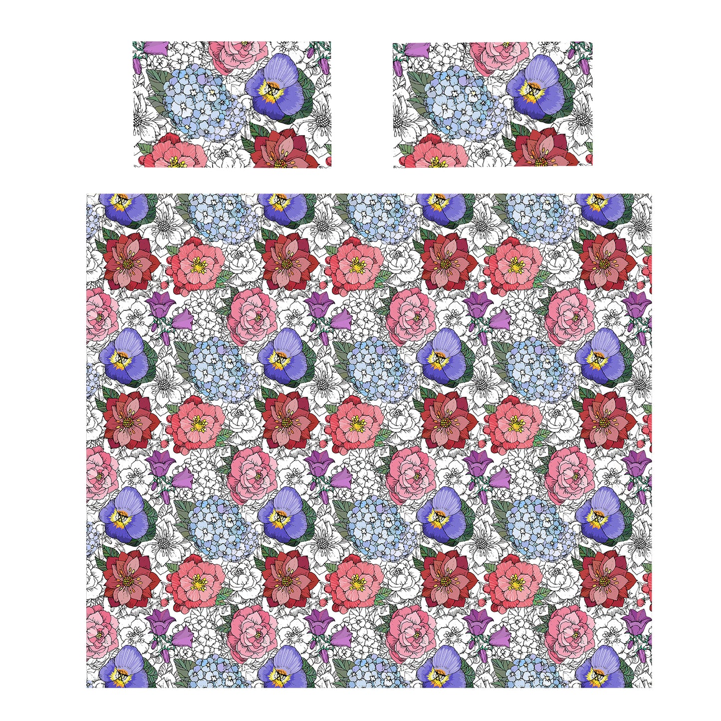 Floral Expressions Duvet Cover Set