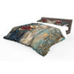 Floral Grunge Duvet Cover Set