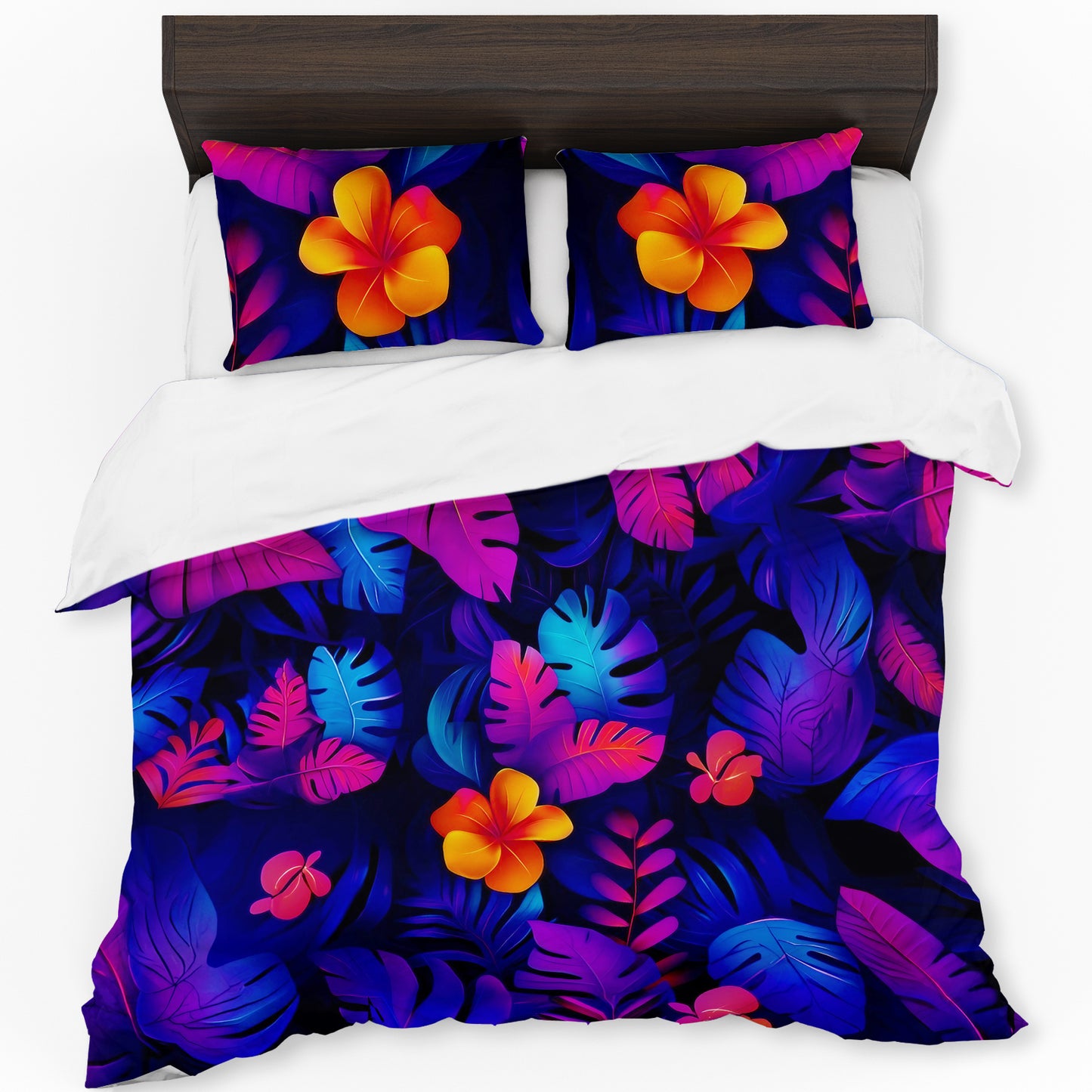 Floral Luminescent Drift Duvet Cover Set