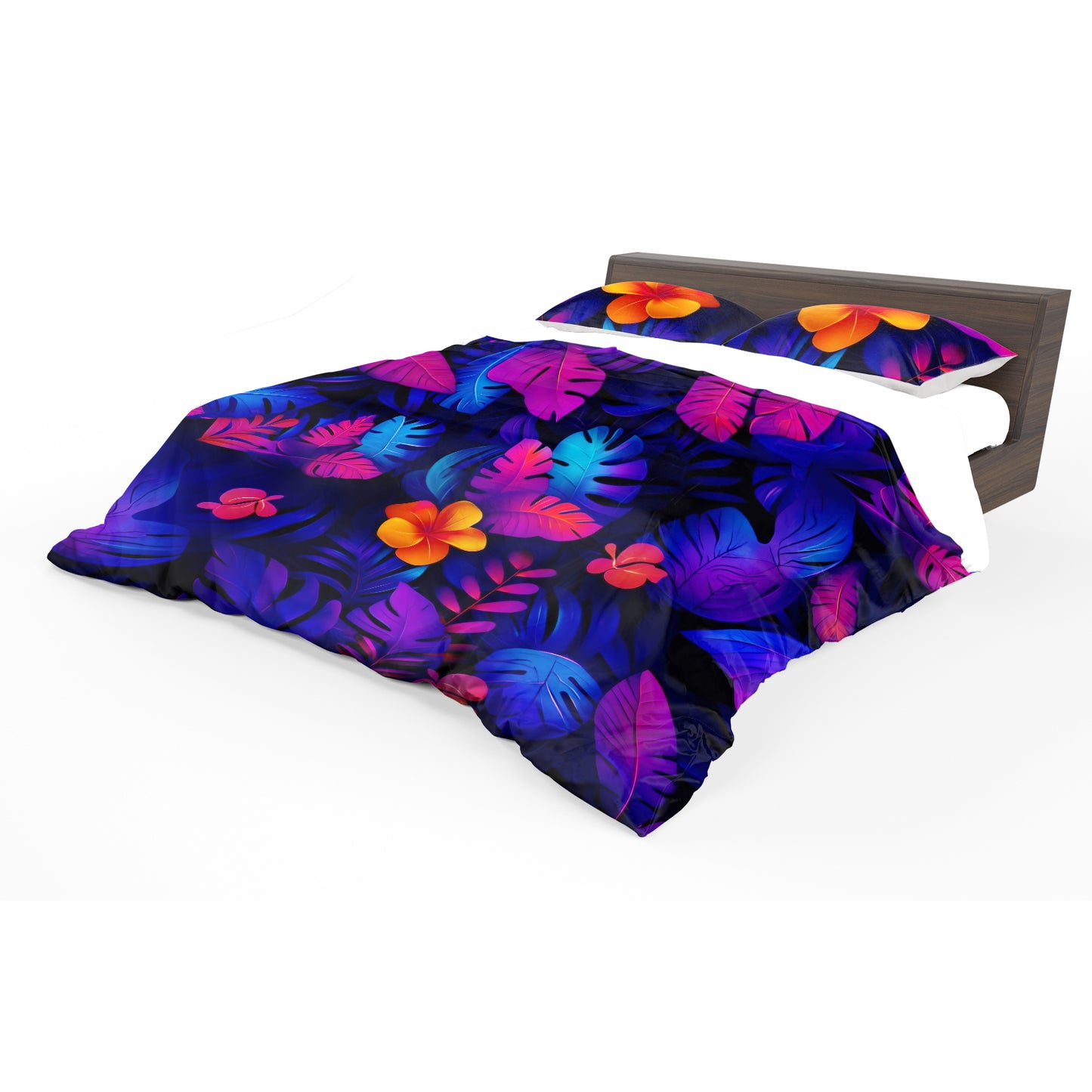 Floral Luminescent Drift Duvet Cover Set