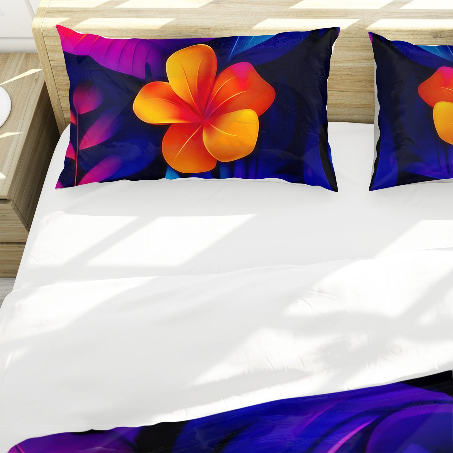 Floral Luminescent Drift Duvet Cover Set