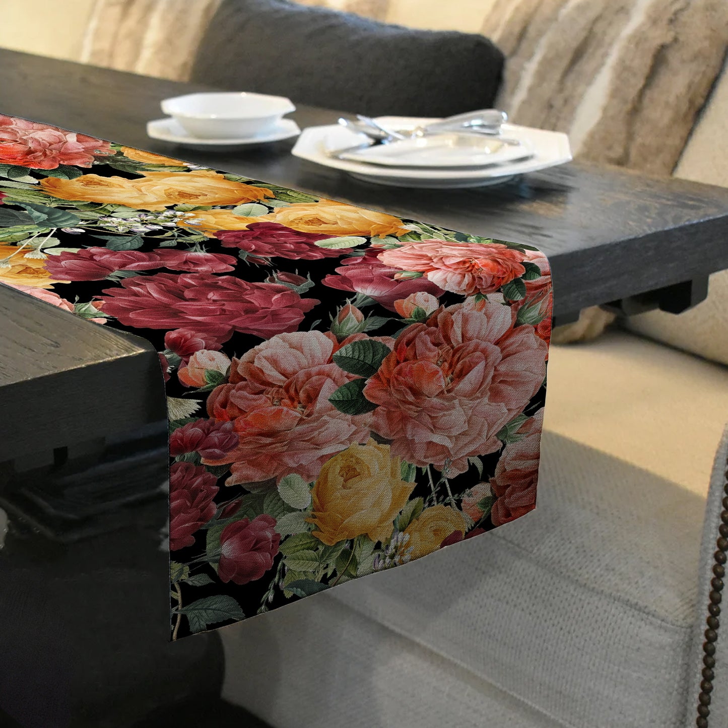 Floral Mix Table Runner By Mark van Vuuren