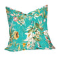 Floral On Dark Cyan Luxury Scatter by Mark van Vuuren