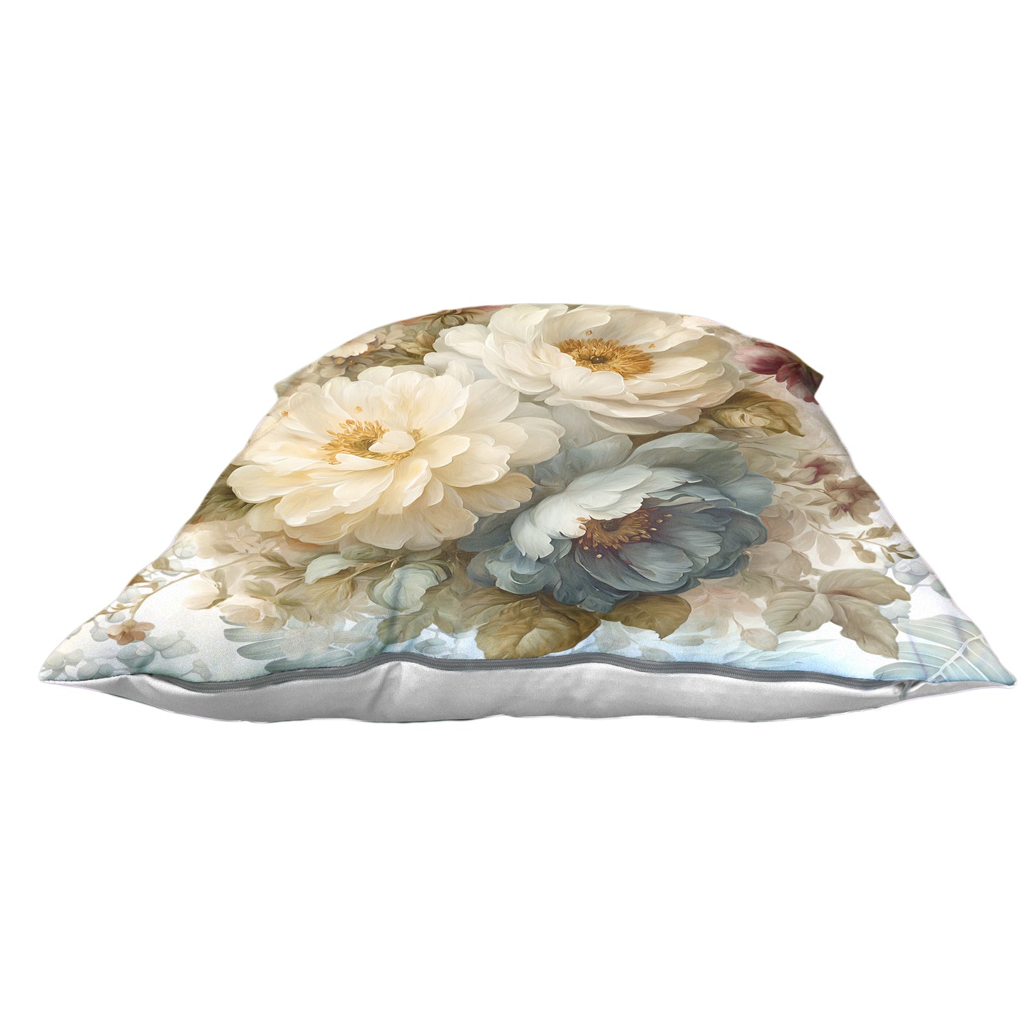 Floral On White Luxury Scatter by Mark van Vuuren