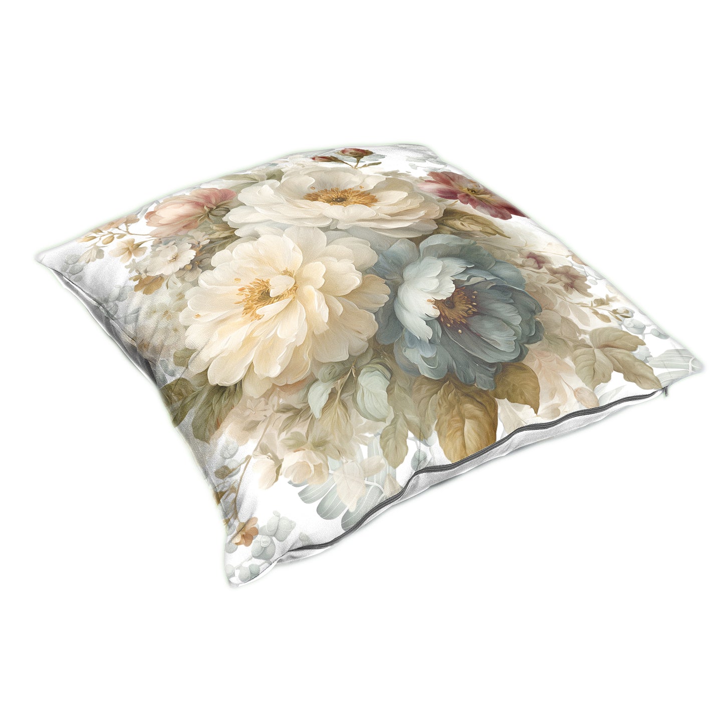 Floral On White Luxury Scatter by Mark van Vuuren