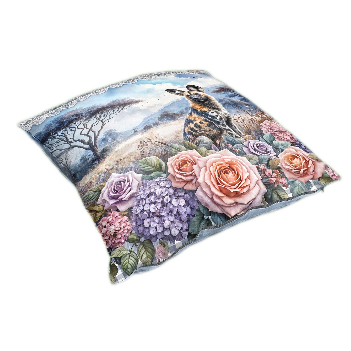 Floral Savanna Hyena Luxury Scatter
