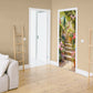 Floral Staircase Door Decoupage