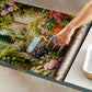 Floral Staircase Door Decoupage