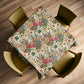 Floral Succulent Square Tablecloth