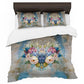 Floral Symmetrical Sanctuary Duvet Cover Set