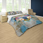 Floral Symmetrical Sanctuary Duvet Cover Set
