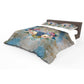 Floral Symmetrical Sanctuary Duvet Cover Set