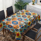 Floral Tiled Stamp Rectangle Tablecloth