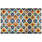 Floral Tiled Stamp Rectangle Tablecloth