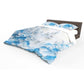 Floral & Mountains Duvet Cover Set