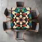 Flower Geometry Square Tablecloth