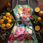 Flower Head Medium Length Apron By Mark Van Vuuren
