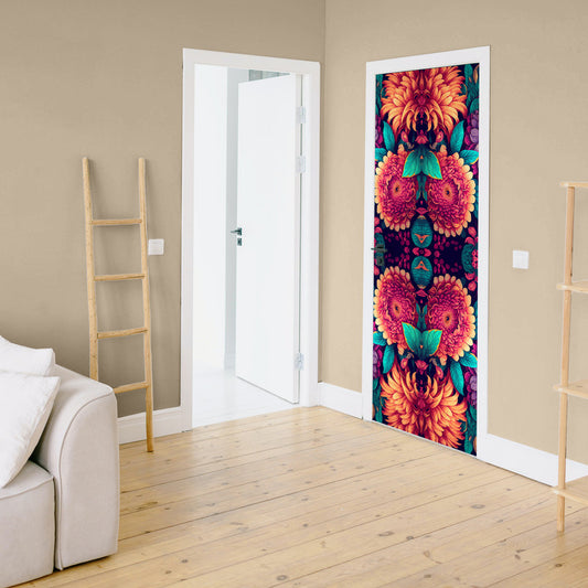 Flower Hypnosis Door Decoupage